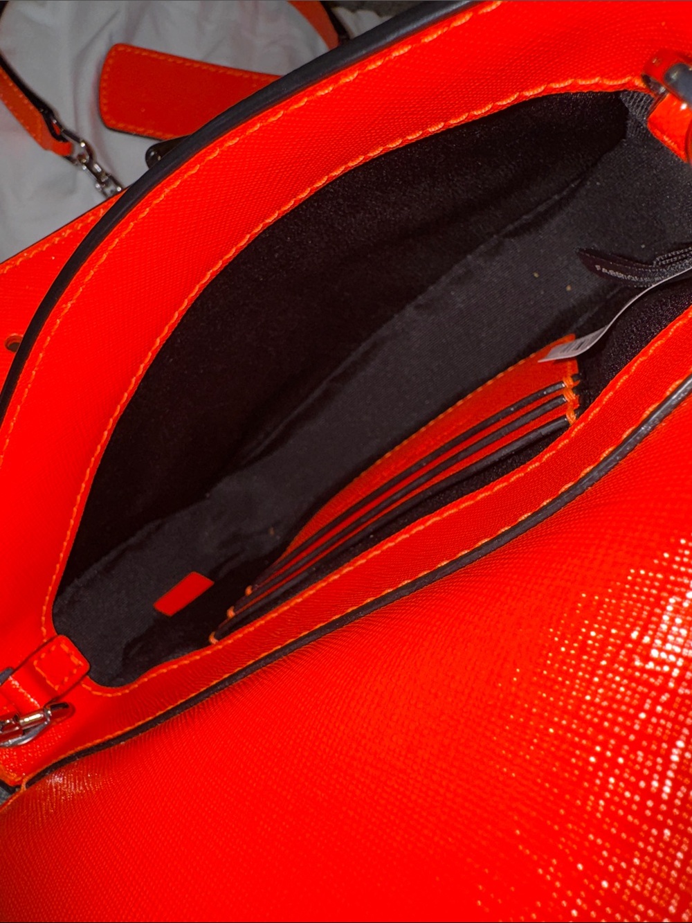 Marc Jacobs Bag Snapshot Small Crossbody Fanny Pack Belt Bag Orange Logo Strap - Picture 13 of 17